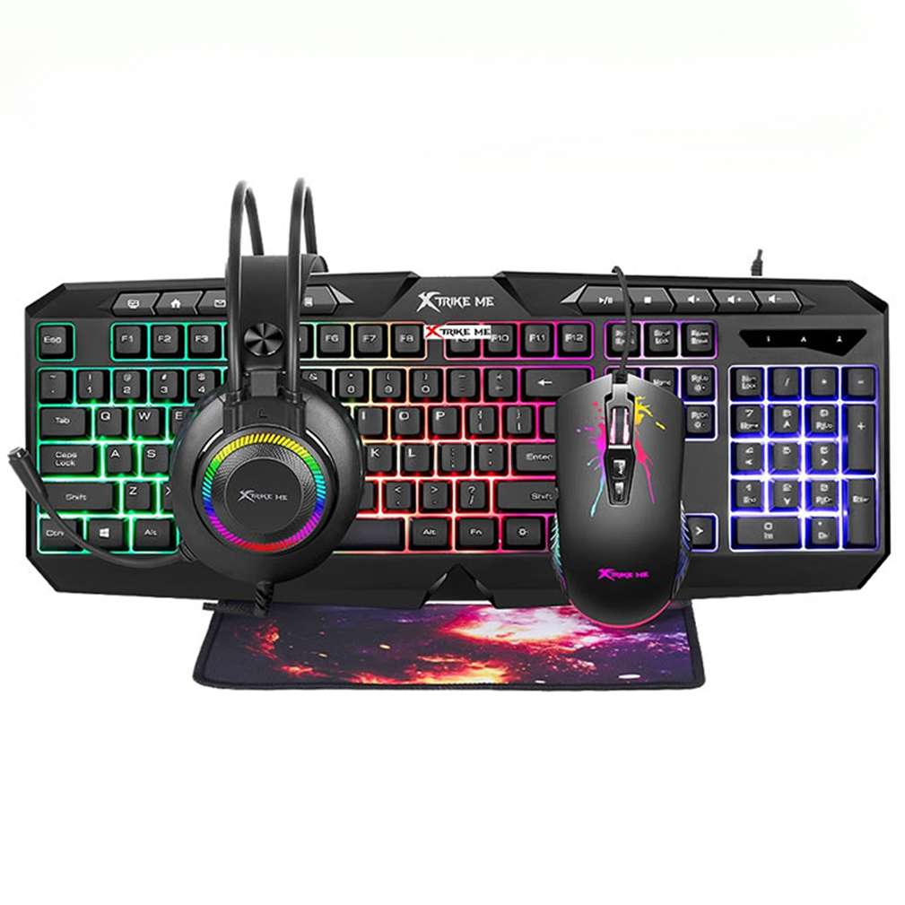 COMBO GAMER 4 EN 1 XTRIKE ME CMX-410 (JTXTRIKE090)