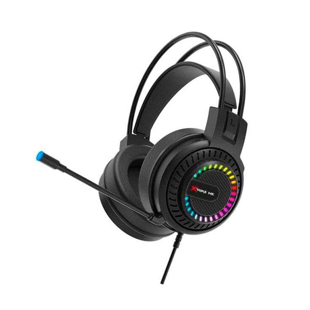VINCHA AURICULAR GAMER XTRIKE ME HP-318 NEGRO RGB (JTXTRIKE139)
