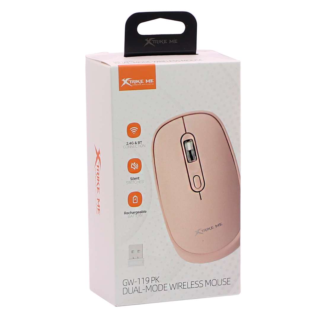MOUSE INALAMBRICO XTRIKE ME GW-119 PK ROSADO (JTXTRIKE143) - Image 4