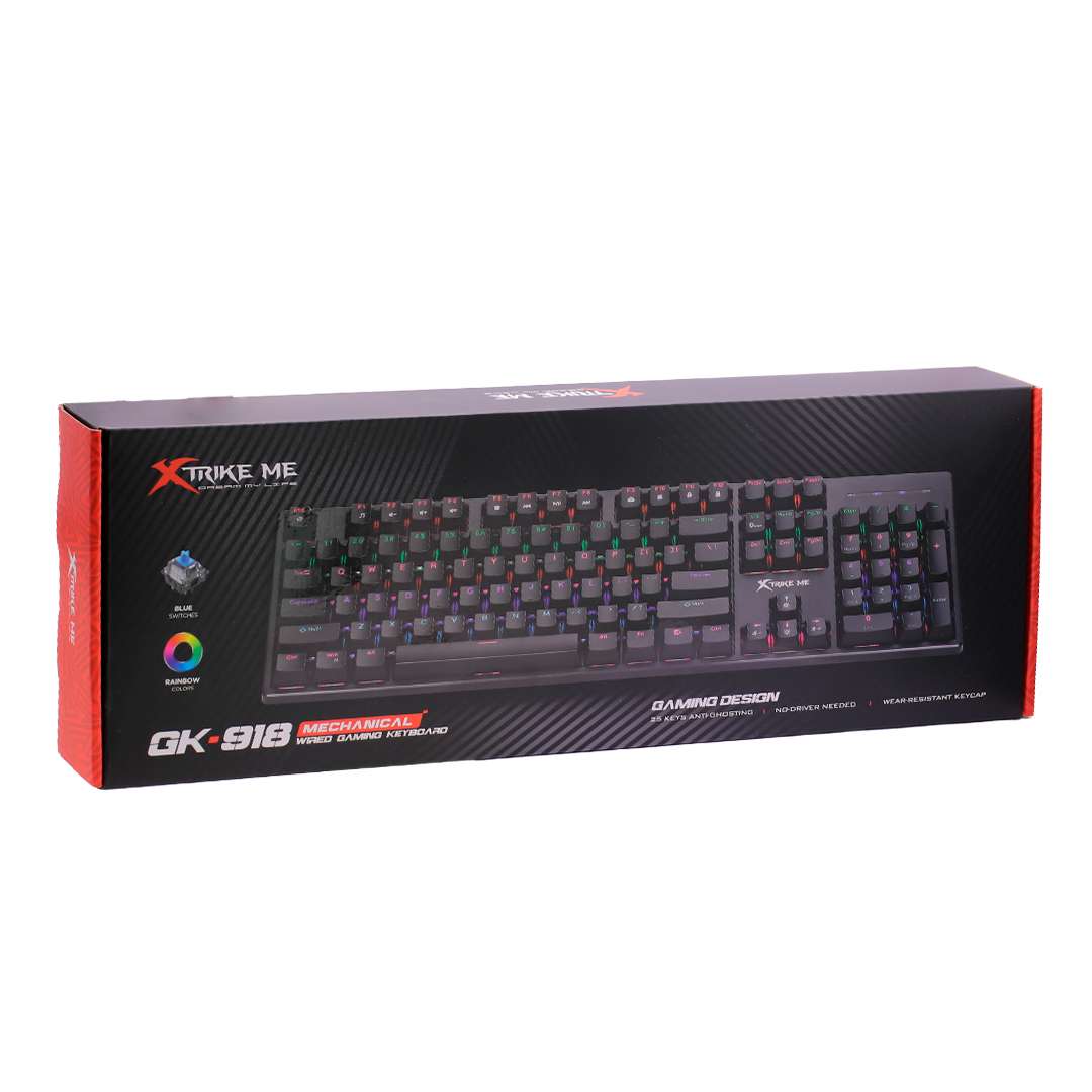 TECLADO MECANICO GAMER XTRIKE ME GK-918 SP (JTXTRIKE146) - Image 3