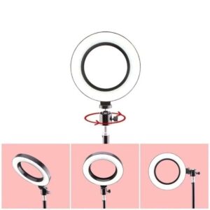 ANILLO  LUZ LED CON PIE P/MAKE UP O FOTOGRAFIA (JTHOG173) (JTACCEL328)