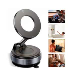 SOPORTE PARA CELULAR MAGNETICO 360° NEGRO (JTACCEL345)