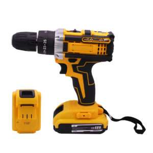 TALADRO ATORNILLADOR INALAMBRICO CON 2 BATERIAS (JTELEC427)