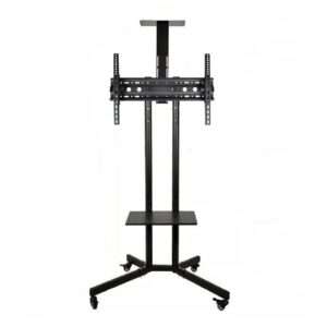 SOPORTE DE PISO PARA TV LED 32"-65" AJUSTABLE NEGRO (JTHOG743)