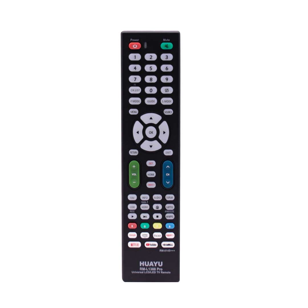 CONTROL REMOTO UNIVERSAL PARA TV RM-L1388 PRO NEGRO (JTHOG787)