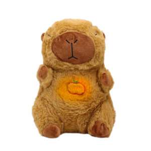 PELUCHE TRANQUILIZADOR CAPIBARA RESPIRA CON LUZ MUSICA (JTJUG327CAP)