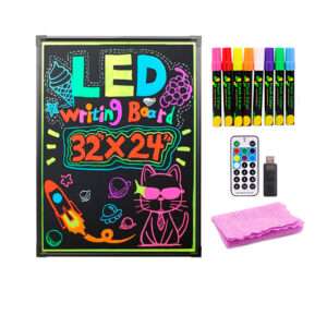 PIZARRA LED 40X30CM CON CONTROL REMOTO RGB (JTLED015-1)