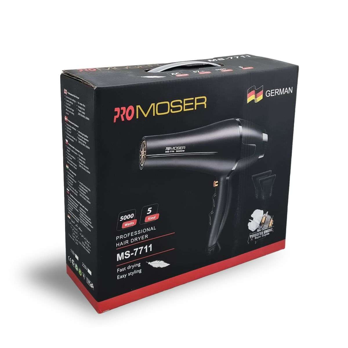 SECADOR DE PELO PRO MOSER MS-7711 5000W (JTELEC078) - Image 4