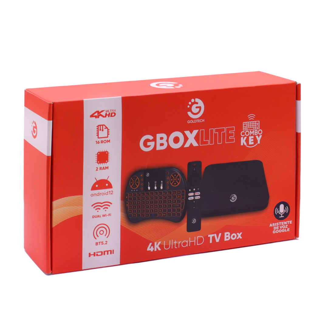 TV BOX GOLDTECH QUAD 16GB 2GB 4K CON MINI TECLADO (JTACCAV193) - Image 3