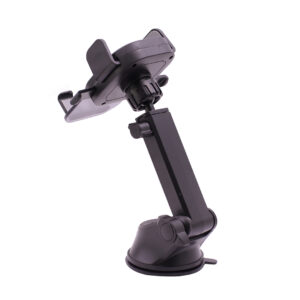 SOPORTE CELULAR PARA AUTO AJUSTABLE VENTOSA 360° NEGRO (JTACCEL347)