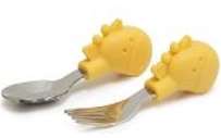 SET CUCHARA Y TENEDOR DE AGARRE DE PALMA (JTBABYMNM34)