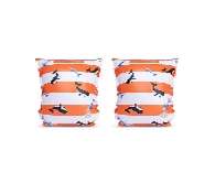 MANGUITOS INFLABLES BALLENA ROJA Y BLANCA (JTBABYSWIM007)