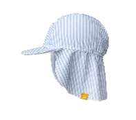 GORRO UV RAYADO AZUL CLARO (JTBABYSWIM026)