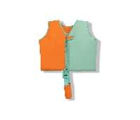CHALECO DE NATACION NARANJA Y VERDE (JTBABYSWIM035)
