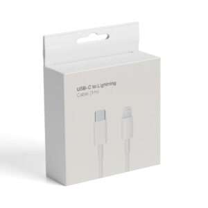 CABLE USB TIPO C A IPHONE 1 METRO BLANCO (JTCABL109)