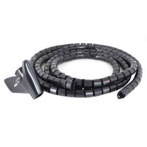 ORGANIZADOR DE CABLES 2 METROS NEGRO (JTCABL410)