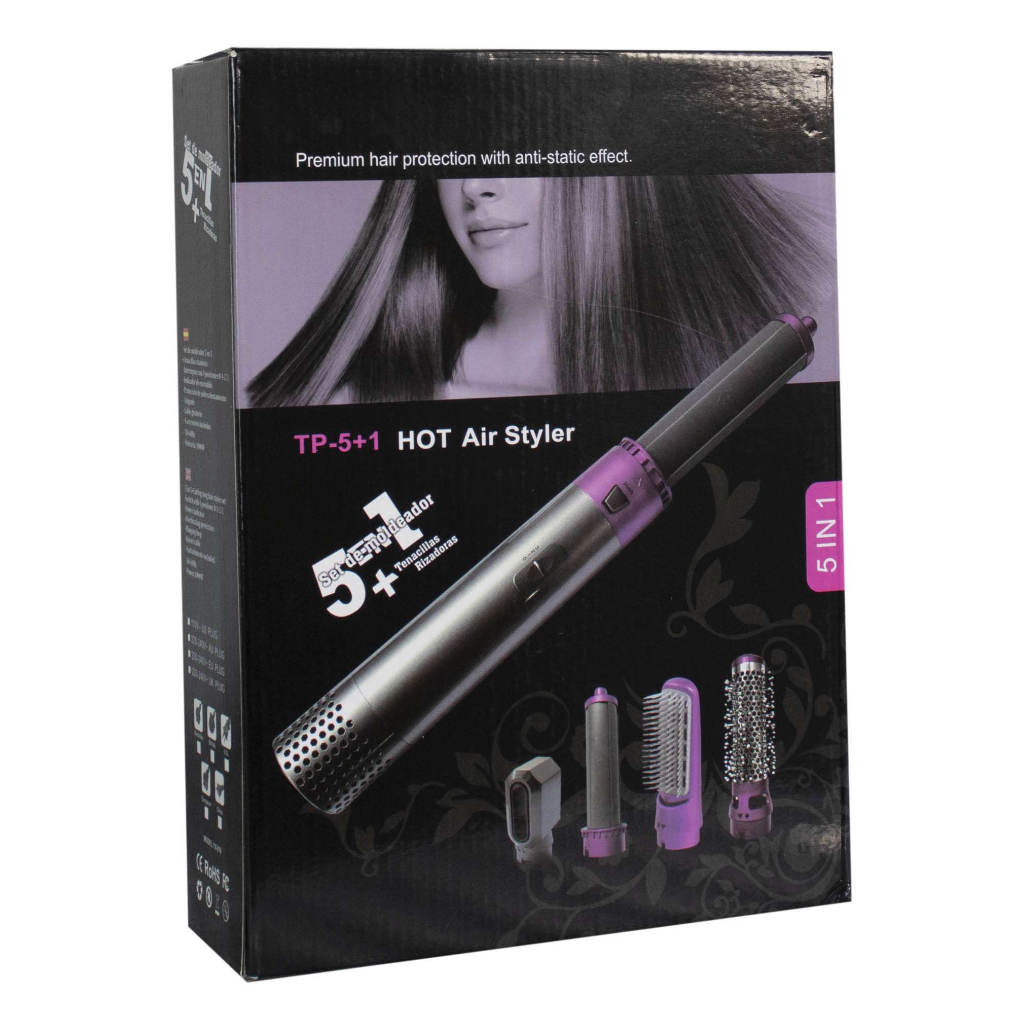 CEPILLO SECADOR ALISADOR MULTIFUNCION 5 EN 1 (JTELEC135) - Image 3