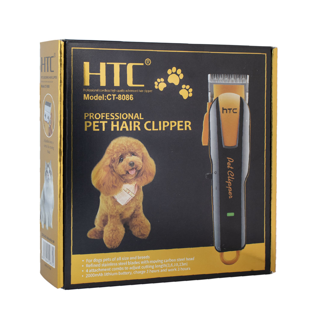 CORTAPELO INALAMBRICA MASCOTA HTC CT-8086 NEGRO (JTELEC149) - Image 3