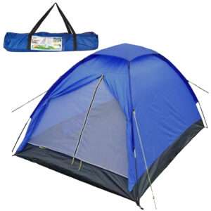 CARPA IGLU DE CAMPING 2.1X1.5M IMPERMEABLE AZUL (JTHOG824)