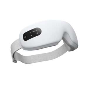 MASAJEADOR DE OJOS RECARGABLE CON MUSICA BLUETOOTH BLANCO (JTSEEN310)