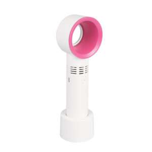 VENTILADOR PORTATIL SIN ASPAS RECARGABLE 3 VELOCIDADES BLANCO (JTVENT036)