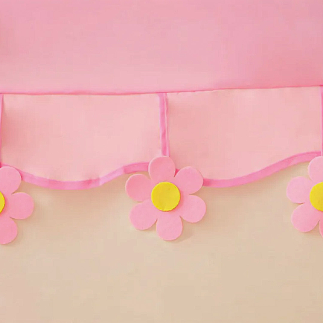 CARPA CASITA PARA NIÑOS ROSADA + LUCES CALIDAS (C.JUG949+FIEST117) - Image 3