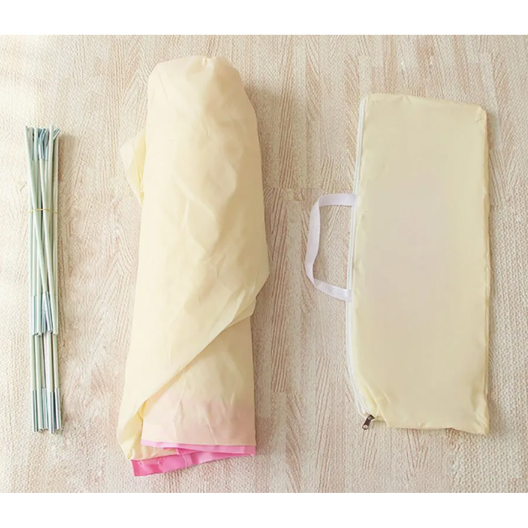 CARPA CASITA PARA NIÑOS ROSADA + LUCES CALIDAS (C.JUG949+FIEST117) - Image 4