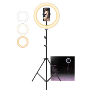 ANILLO LUZ LED 26CM + TRIPODE EXTENSIBLE 2.1M (COMBOAROLED3)