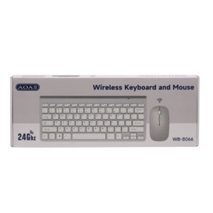 COMBO TECLADO Y MOUSE COMPACTO ESPAÑOL PLATA (JTACCPC207)