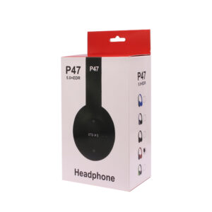 VINCHA AURICULAR INALÁMBRICO P47 BT SD FM ROJO (JTAUR051ROJO)
