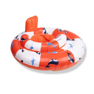 ASIENTO NATACION BEBE BALLENA ROJA Y BLANCO (JTBABYSWIM009)
