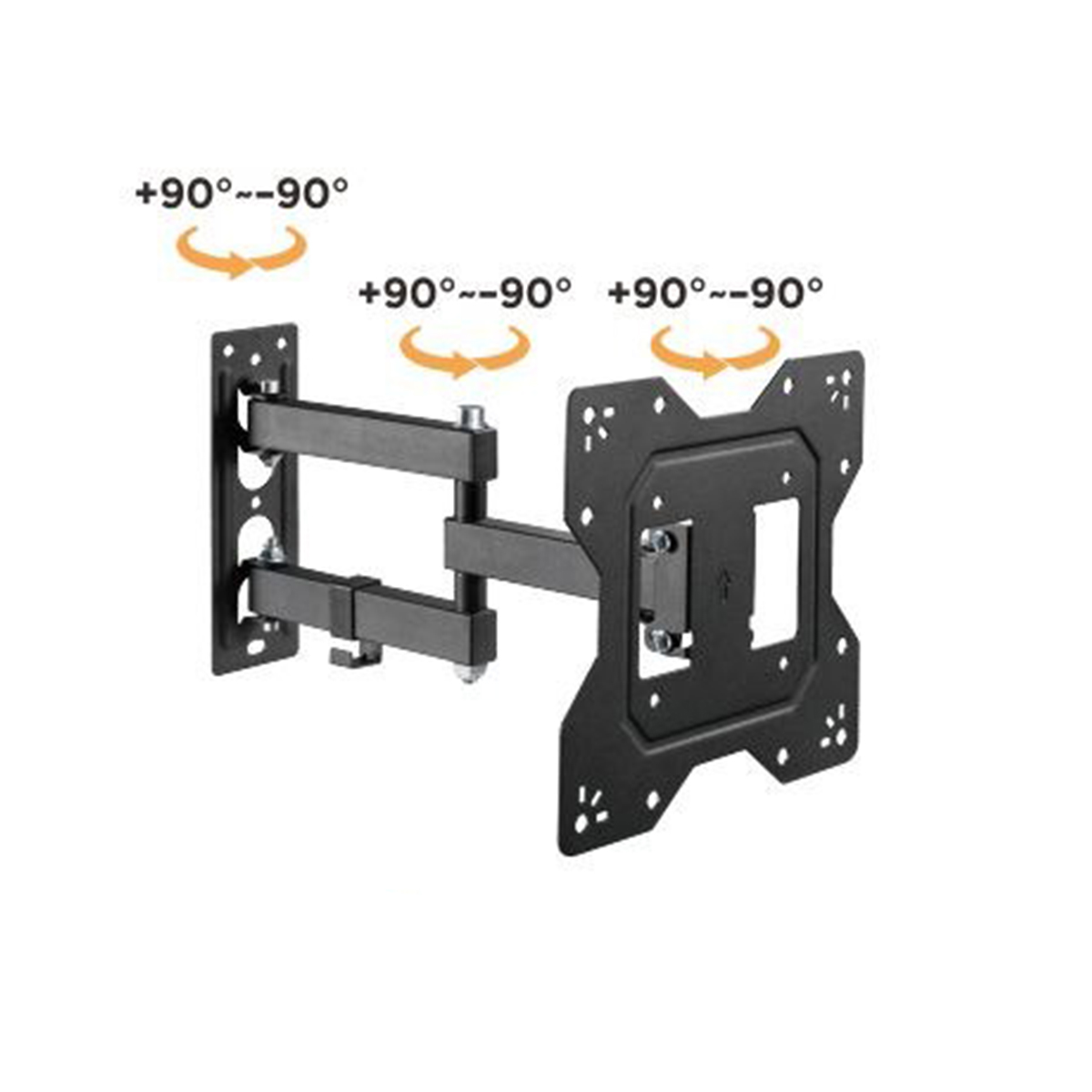 SOPORTE BRATECK PARA TV 23-43" LPA68-223 MOVIL (JTBRAT041) - Image 3