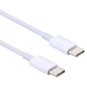 CABLE USB TIPO C A USB TIPO C 1 METRO BLANCO (JTCABL111)
