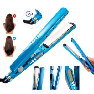ALISADOR DE CABELLO CABLEADO NANO TITANIUM AZUL (JTELEC060)
