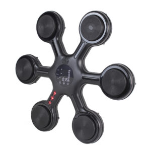 MÁQUINA  DE BOXEO CON LUZ Y MUSICA BLUETOOTH NEGRO (JTFITN103NEG)