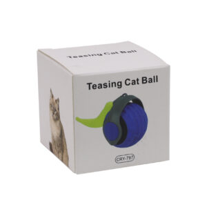 PELOTA INTERACTIVA PARA MASCOTAS AZUL (JTHOG1077)