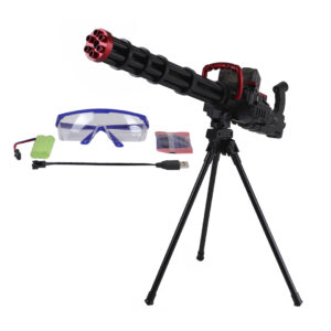 AMETRALLADORA CON TRÍPODE Y CARTUCHO DE AGUA NEGRO (JTJUG1000NEG)