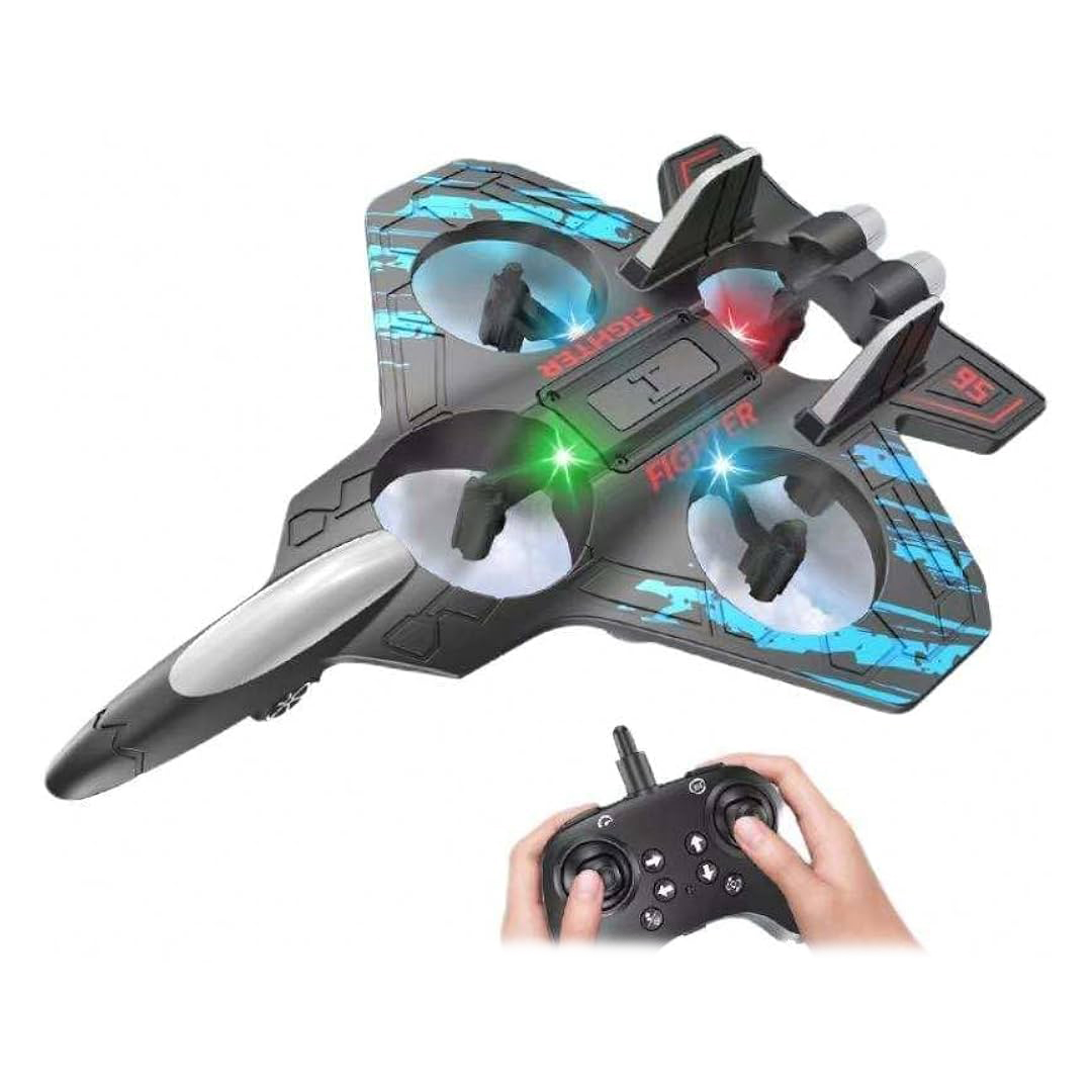 AVION DE ESPUMA DRONE A CONTROL REMOTO AZUL (JTJUG1005AZU)