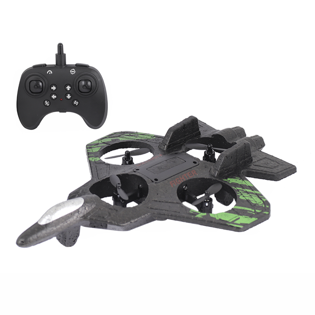 AVION DE ESPUMA DRONE A CONTROL REMOTO VERDE (JTJUG1005VER) - Image 2