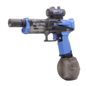 PISTOLA DE AGUA  A BATERÍA CON LUZ CELESTE (JTJUG1010)