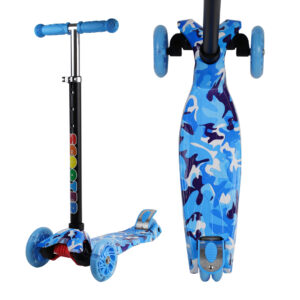 TRIPATIN SCOOTER ESTAMPADO REGULABLE CON LUZ (JTJUG214-9)