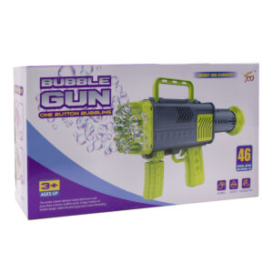 PISTOLA DE BURBUJAS GIGANTE 46 AGUJEROS VERDE (JTJUG239VERDE)