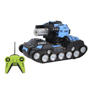 TANQUE A CONTROL REMOTO LANZA SPAY HIDROGEL LUZ Y SONIDO AZUL (JTJUG341)