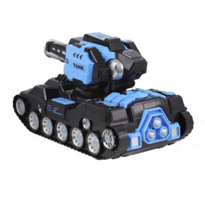 TANQUE A CONTROL REMOTO LANZA SPAY HIDROGEL LUZ Y SONIDO AZUL (JTJUG341)