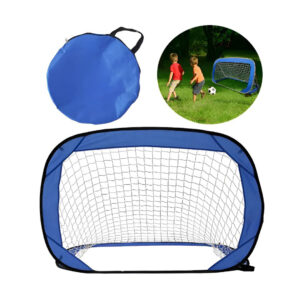 ARCO PORTERIA DE FUTBOL PORTATIL AZUL CON RED (JTJUG972)