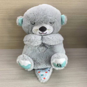 PELUCHE PERRO TRANQUILIZADOR CON LUZ Y MUSICA (JTJUG990)