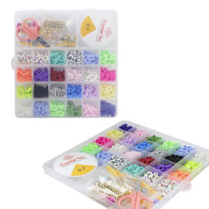 KIT CUENTAS COLORES Y NÚMEROS PARA ARMAR PULSERAS (JTJUG998)