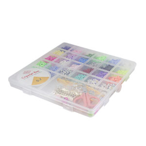 KIT CUENTAS COLORES Y NÚMEROS PARA ARMAR PULSERAS (JTJUG998)