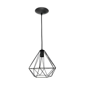 LAMPARA DE TECHO COLGANTE VINTAGE CANDELABRO NEGRO (JTLAMP186)