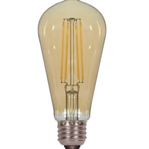 LAMPARA DE FILAMENTO LED 6W CALIDA ST64 E27 220V (JTLAMP188)